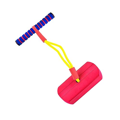 Abaodam Cartoon Jump Toy Bounce Jumping Toys for Kids Early Educational Non-Slip Handle and Red Color
