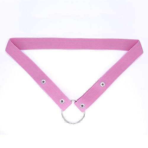Image of Chastity Belt Male Sissy Belts Chasity Device Anti-Off Auxiliary Chastity Strap Cage Sex Furniture Toys for Men (Pink Belt)