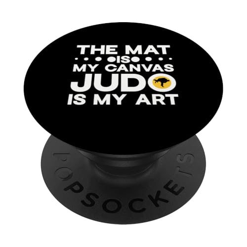 The Mat Is My Canvas Judo Martial Art Lovers Design PopSocke