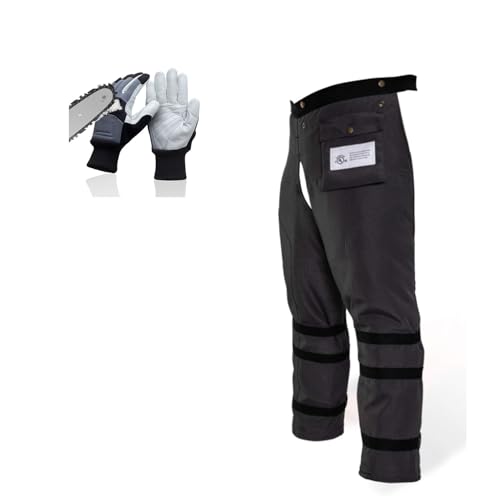 ZELARMAN Chainsaw Chaps Class A+ Chainsaw Safety Gloves