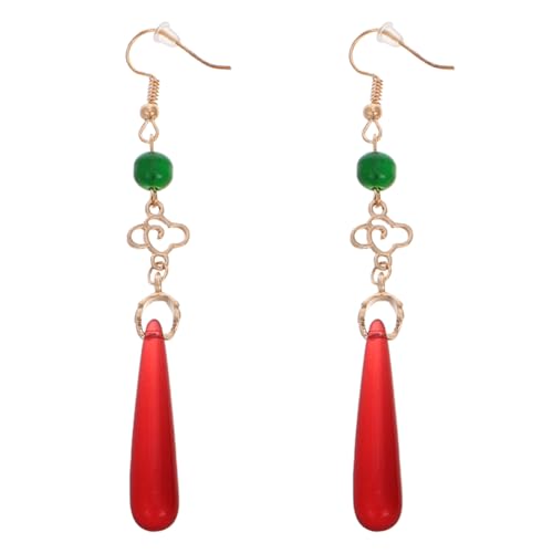 Beaupretty 1 Paire Boucles d'oreilles pendantes rétro tenues asiatiques pour femmes bijoux chinois bijoux de lanterne boucles d'oreilles lanterne boucles...
