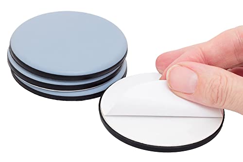 QUANTUM LEAP Furniture Sliders, 70mm Round Moving Slider and Glider Furniture Mover Pads for Moving Heavy Furniture (Pack of 4), Gray - Image 4