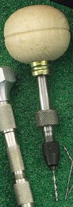 Wood-Ball Swivel-Head Pin Vise/Drill Set