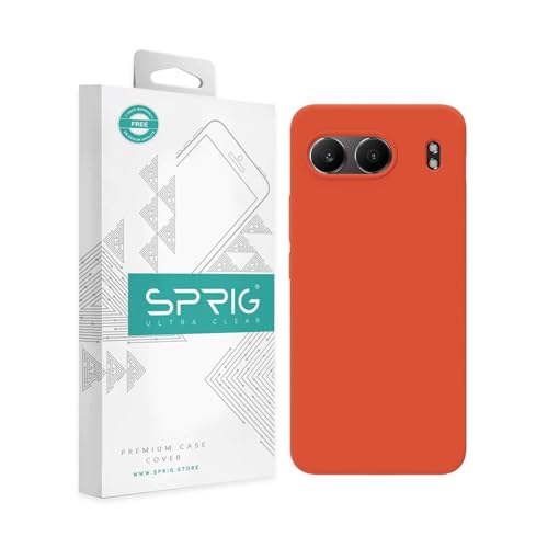 Image of SPRIG Compatible with OnePlus Nord 4 Premium SilkTone Back Cover Drop Tested Shock Proof Mobile Case for Men, Women, Boys and Girls with Camera Protection (Orange)