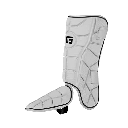 G-Form MLB Elite Batter's Baseball Leg Guard, White, Youth LH Hitter