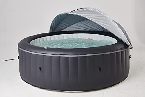 SHATCHI Aufblasbare wasserdichte PVC-Kissen/Baldachin/Fußbad/Ozongenerator/Getränkespeicherung/Lampe, passend für die meisten Spas Zubehör für MSpa Whirlpools, hellgrau