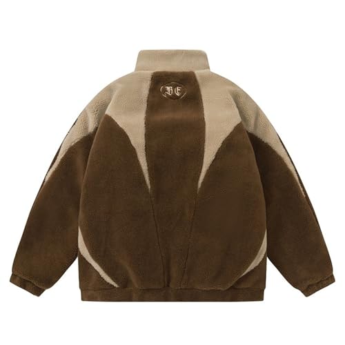 Manteau d'hiver matelassé chaud à fermeture éclair intégrale protégeant du vent noir - 7