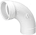 MUELLER INDUSTRIES GIDDS-311032 Dwv Pvc Long Sweep 1/4 Bend Street Elbow 3"