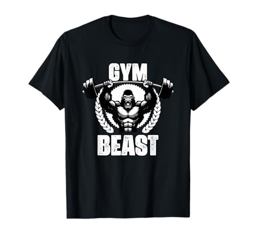Gimnasio Bestia Gorila Levantamiento de pesas Entrenamientos Gimnasio Camiseta