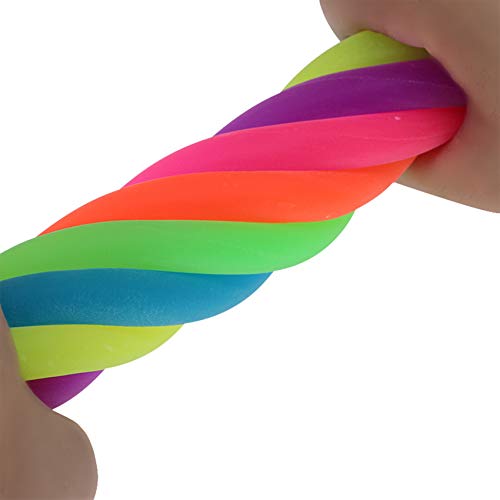 Zayin Jin Zayin Dehnbare Dinosaurier-Nudeln,Fidget-Spielzeug einzigartiges sensorisches Spielzeug für Kinder und Erwachsene mit ADS,ADHS,OCD oder Autismus- (Farbige Nudeln)
