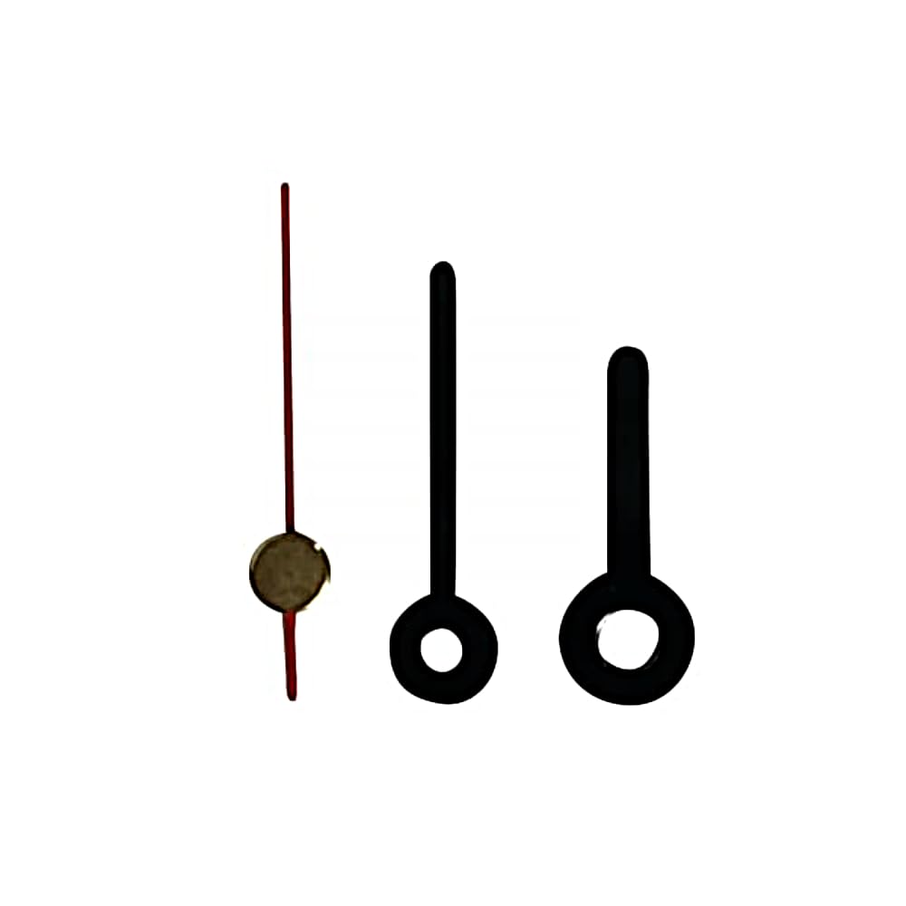 Dans Clock Shop Black New Replacement Quartz 12888 Youngtown 24Mm Metal Clock Hands 2.5Mm & 3.5Mm Hand Holes