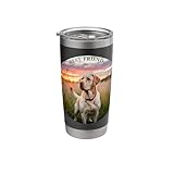 Yellow Labrador Retriver, Lab, dog. My BEST FRIEND! Hunting Stainless Steel Insulated Tumbler
