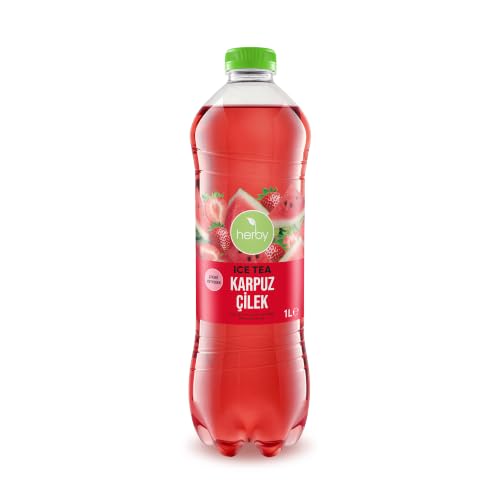 Ice Tea karpuz Çilek Soğuk Çay 1 Litre x 6 Adet ürün görseli