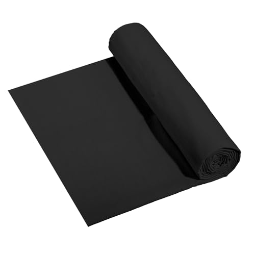 10oz Natural Cotton Blend Canvas Fabric Duck Canvas Fabric 60 Wide for Arts & Crafts Painting Handmade Home Decor (Black 1 Yard)