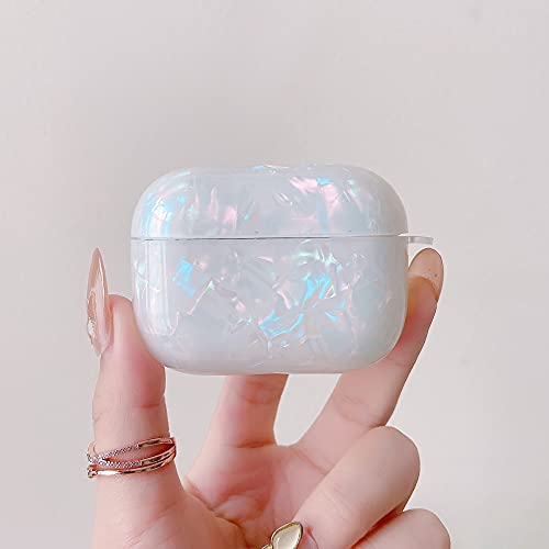 Cocomii Pearl Airpods Pro Case - Pearl Glitter - Slim - Lightweight - Glossy - Keychain Ring Shiny Sparkle Sequin Bling - Luxury Headphone Case Cover Compatible With Apple Airpods Pro (Iridescent) #TOP6