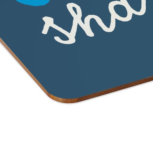 Sets de table bleu Uncle Shark dessous liège napperons mer 4 pcs - 4