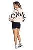 Lang Horn London Hoodies for Women UK Oversized Sweatshirts Letter Print Pullover Hoodie Women With Pocket and Drawstring Large Pink #2
