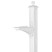 Balmoral Deluxe Post and Bracket with Finial in White
