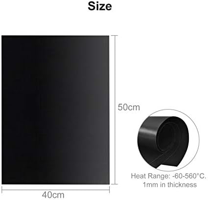 Ballshop 3 x Oven Liner BBQ Grill Mat 40x50cm Teflon Non Stick Oven Liner Barbecue Baking Mat For Grilling Meat Reusable Durable Cooking Mats