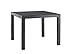 Keter - Mesa de comedor exterior Quartet de 4 plazas, Color grafito, 95 x 95 x 74,5 cm