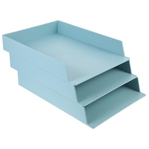 Étagère de rangement de bureau ABS vert menthe | 3 pièces Gatuida