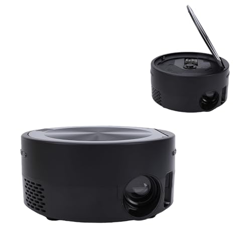 CCYLEZ de DVD, Reproductor de DVD Portátil 1080P HD Incorporado con Lente de Enfoque Corto y Parlantes Estéreo Duales, para Entretenimiento en el Hogar y Películas Al Aire Libre (Enchufe de la UE)