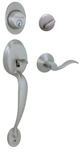 【しょうじ】 Schlage F360VPLY619ACC Plymouth/Accent Combo Kit, Satin Nickel
