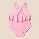Amazon Essentials x Sofia Grainge Einteiliger Badeanzug für Baby Mädchen, Kräftiges Rosa, 6-9 Monate