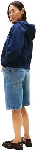 Vêtements Tommy Hilfiger Script Reg Pique Zip WW0WW45742C1G pour Accessoires - vue 3