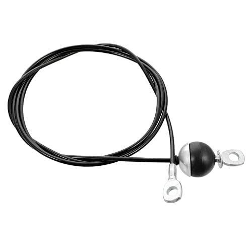 Veemoon 1Pc Heavy Duty Steel Wire Rope for Fitness Equipment Black Color for Home and Commercial Gym Use Gym Wire Rope