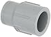 GF Piping Systems CPVC Pipe Fitting, Coupling, Schedule 80, Gray, 3/4" x 1/2" Slip Socket