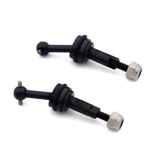 RC �J�[�p�[�c Compatible With Wltoys K969 K989 K979 P929 1/28 RC�J�[�A�b�v�O���[�h�p�[�c 2PCS 2mm�������^��CVD���j�o�[�T���W���C���g�V���t�g�p M2�i�b�g�t��