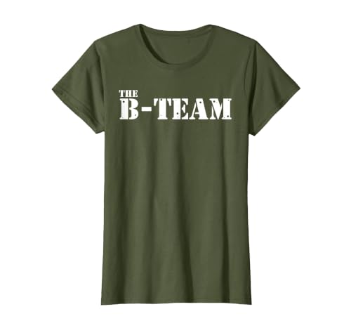 The B Team T-Shirt, Women, Olive Green, Large