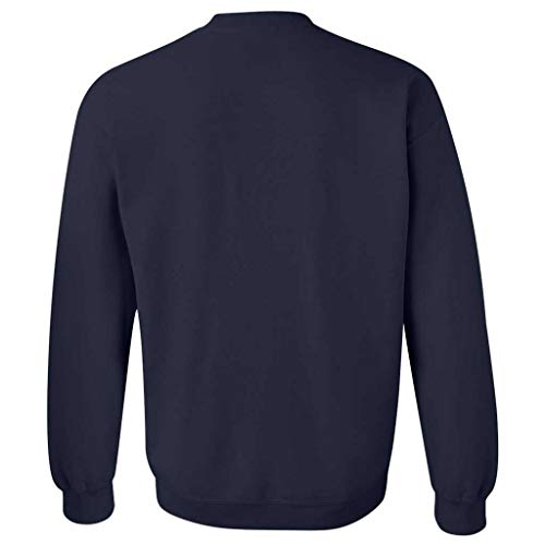 VictoryStore Wizard H Crewneck Sweatshirt (Navy, Medium)4