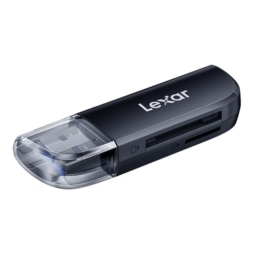 Lexar RW300 Lettore Dual SD/microSD UHS-II USB-A, Doppio Slot per Schede SD e microSD, Trasferimento...
