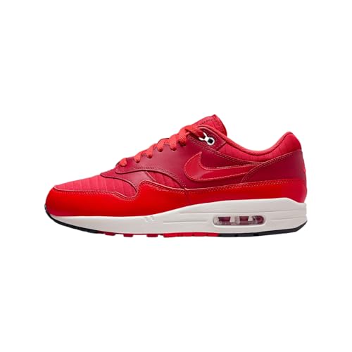 Image of Nike Air Max 1 Men's Shoes (HQ3607-687, Gym Red /University Red /Light Crimson /Sail) Size 6