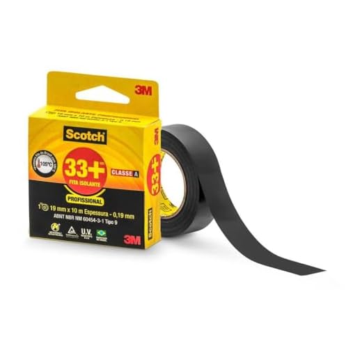 Scotch, 3M, Fita Isolante, 33 +, Preto, 19mm x 10M