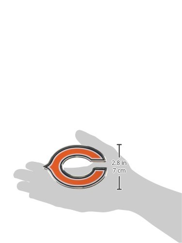 Fanmats 60450 Chicago Bears Heavy Duty Aluminum Embossed Color Emblem, Auto Emblem Decal #TOP1
