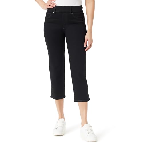 Gloria Vanderbilt Women's Shape Effect Pull on High Rise Straight Leg Capri Standard
