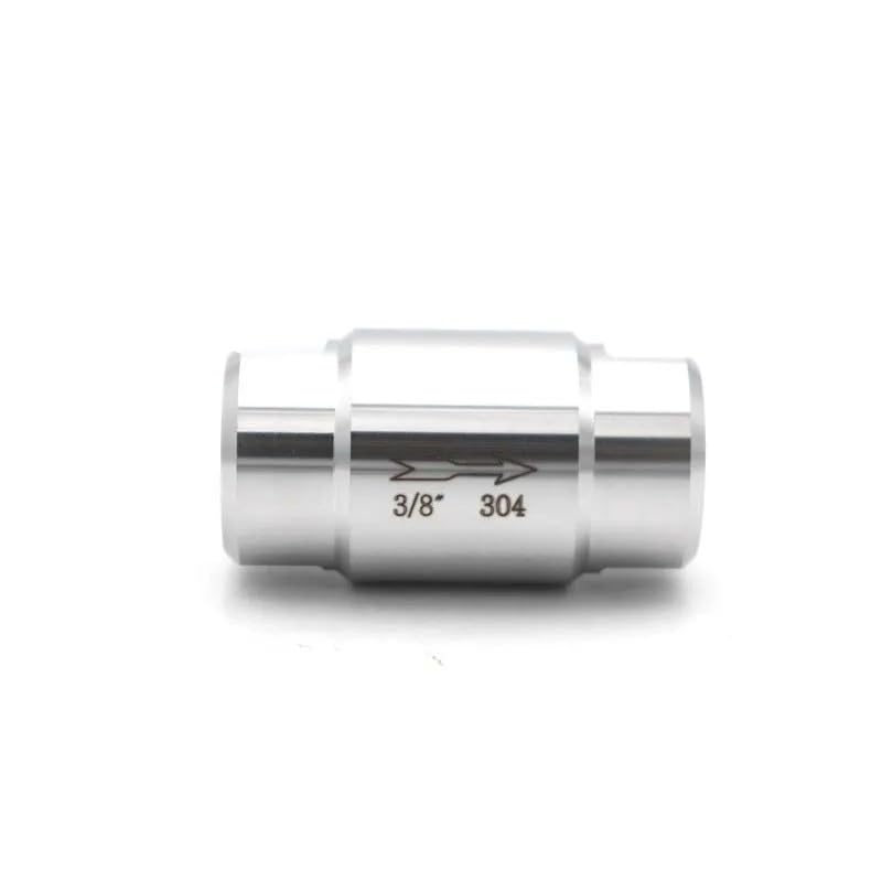 Wysokociśnieniowy zawór zwrotny ze stali nierdzewnej 304 z gwintem wewnętrznym BSP, zawór zwrotny 1/8”–1” do rurociągów przemysłowych gazowych i wodnych(3/4")