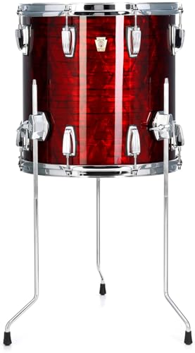 Ludwig Classic Maple Floor Tom - 14 inches x 14 inches, Jumbo Red Pearl, Sweetwater Exclusive