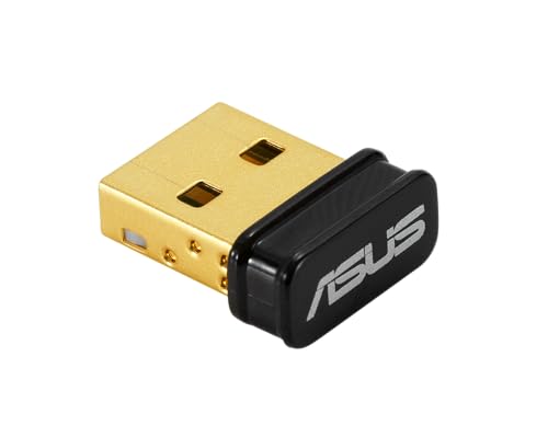 ASUS - Clé Wi-FI - Adaptateur Wi-FI - Dongle WiFi ASUS USB-N10NANO N150 compatible avec Windows 10/8.1/8/7/XP/Vista, Mac OS X 10.9-10.13, Linux. , Noir