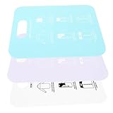 Uonlytech 3 Stück Faltbrett für Kleidung T shirts Pullover Kleiderordner Platzsparend Leicht für Zuhause und Reisen in Violett Weiß