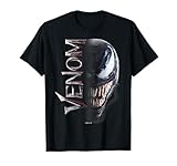 Marvel Venom Split Down The Middle Grin Graphic T-Shirt