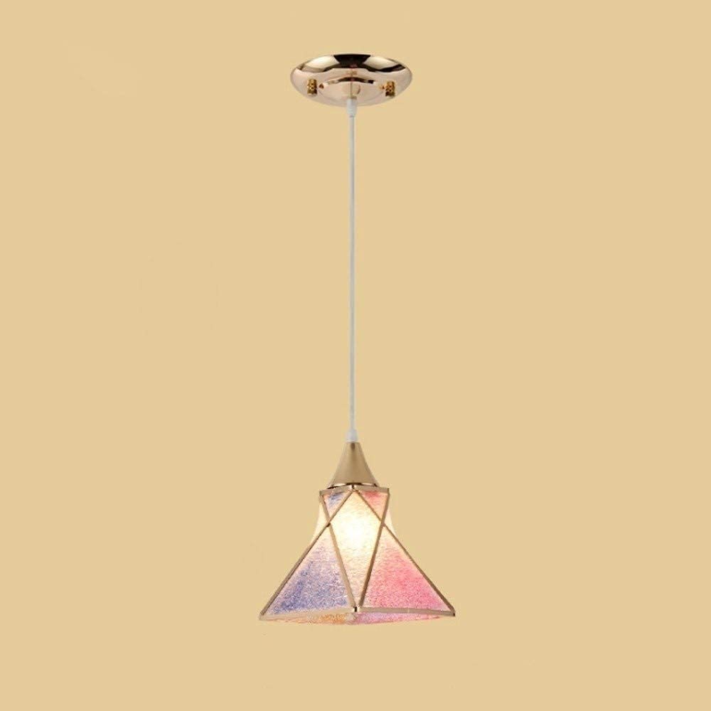 Lámpara de techo moderna E27 luminaria suspensión para salón lámpara colgante geométrica