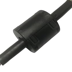 Hondark Diameter 1/2inch(13mm) Noise Filter Ferrite Core Ferrite Clamps Ferrite Bead Ferrite Chokes for Vehicles Electric Industy Equipments or Home Appliances,4pcs/lot (Black)
