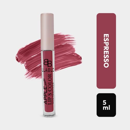 Image of Beautiful Color Matte Liquid Lipstick, Long Lasting & Waterproof 5ml (Doble short espresso)