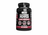 PURE ORIGINAL INGREDIENTS Cayenne Pepper (365 Capsules) No Magnesium Or Rice Fillers, Pure, Lab Verified