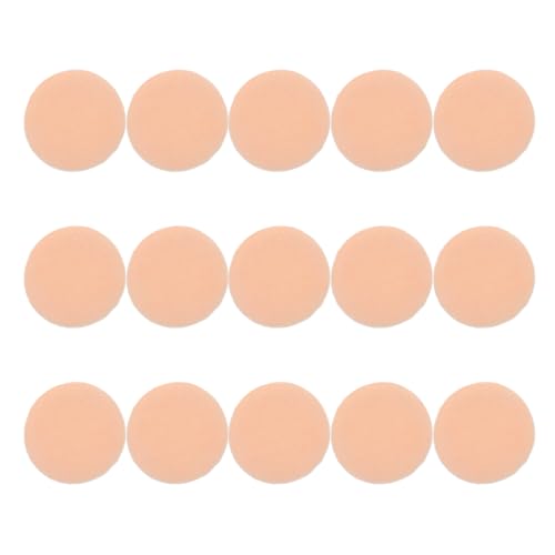 LIFKOME Rounded Powder Puff 15pcs Makeup Cotton Pads Face Rounds Girl Cosmetic Accessory Gentle and Comfortable