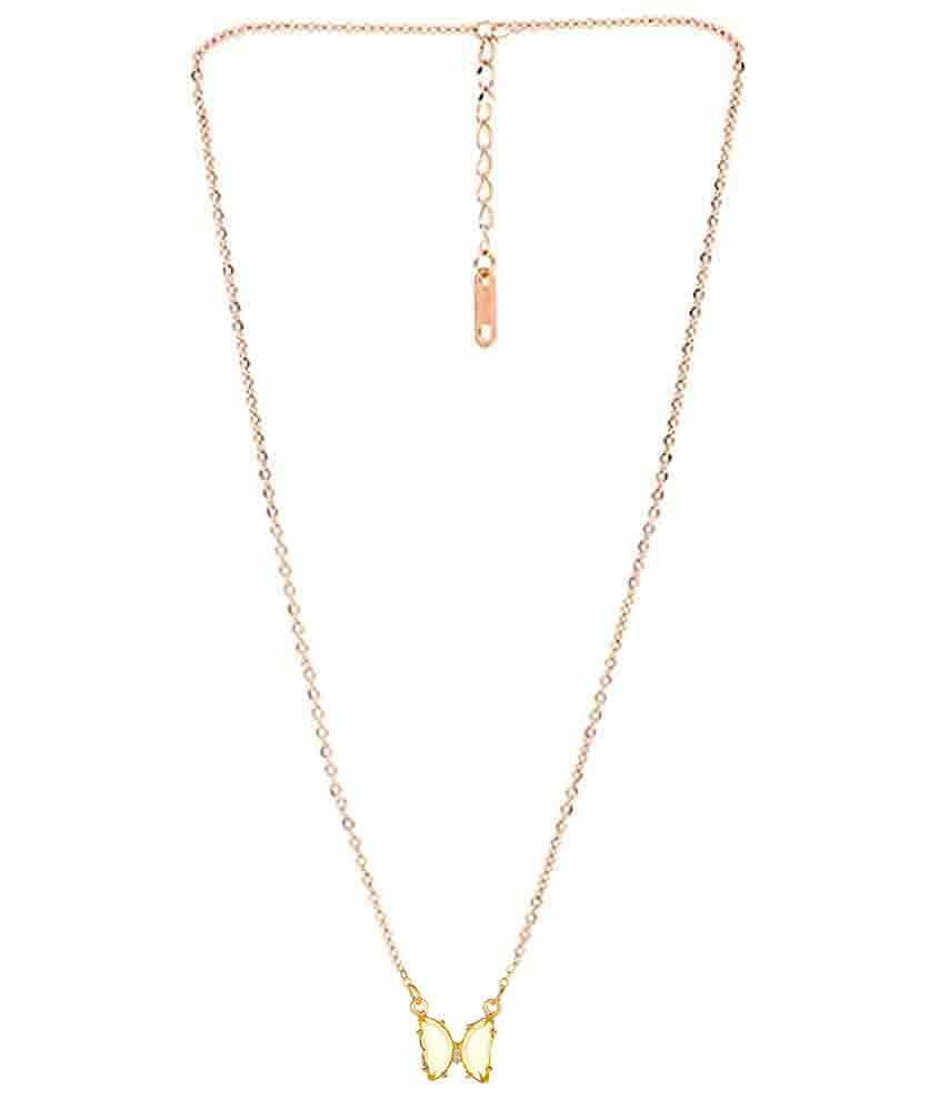 See full amazon price history chart for Fuschianet Accessories Light Weight Pendant Stainless Steel Chain Necklace for Women and Girls (Yellow Butterfly Rose Gold Chain) Fuschianet Accessories Light Weight Pendant Stainless Steel Chain Necklace for Women and Girls (Yellow Butterfly Rose Gold Chain) (B09TZYXP23) Amazon Price History, Amazon Price Tracker